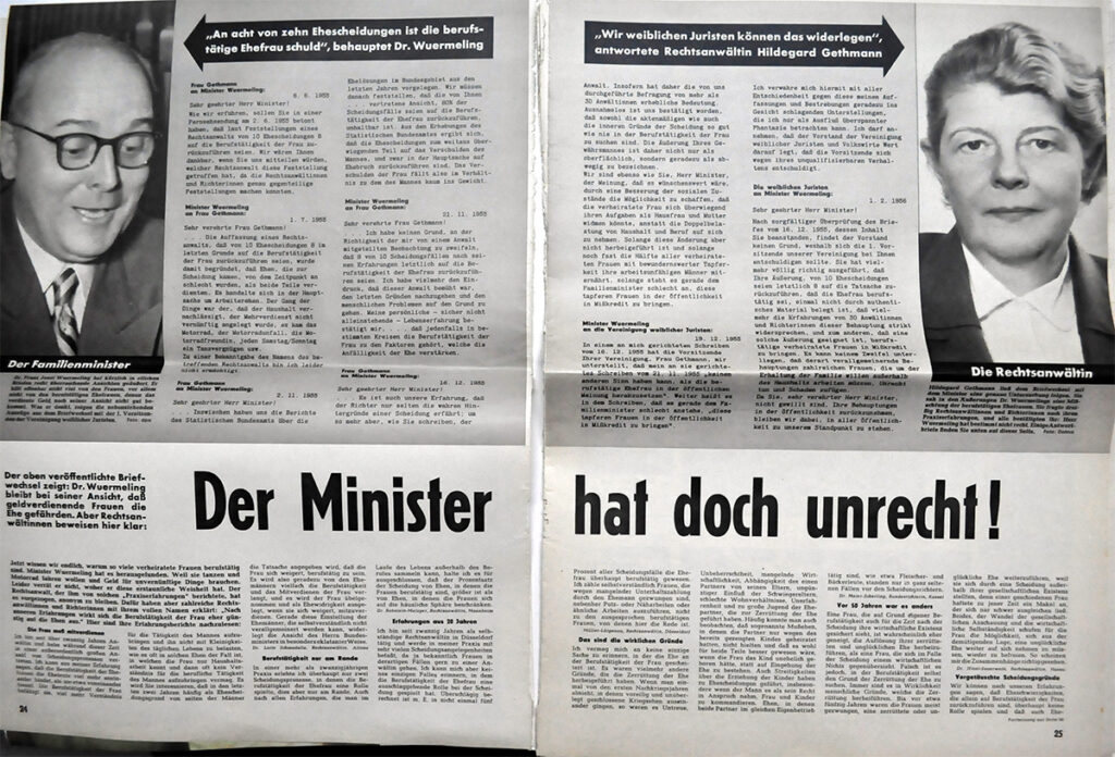 Der Mann hat nicht mehr das letzte Wort